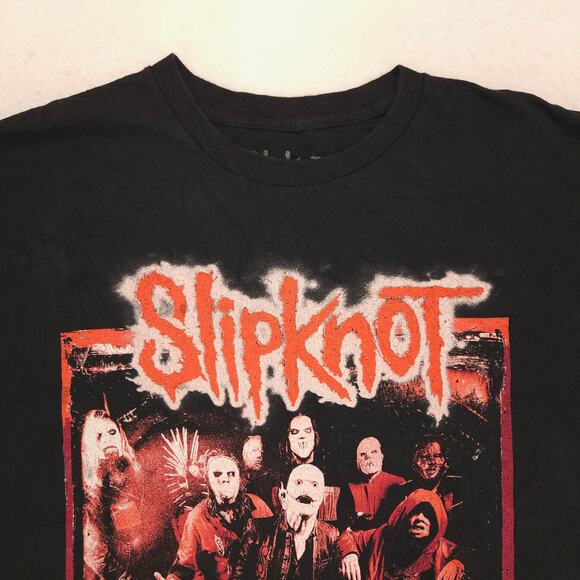 Slipknot Other - Slipknot Band Short Sleeve Casual Graphic Crew Neck T-Shirt Mens Size XL Black